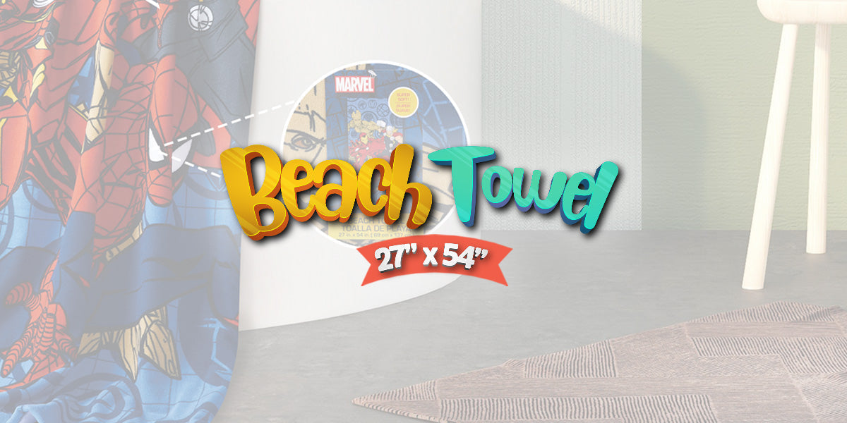 BEACH TOWEL 27”x54”-SOLID PACKING (24 ITEMS IN A CASE)