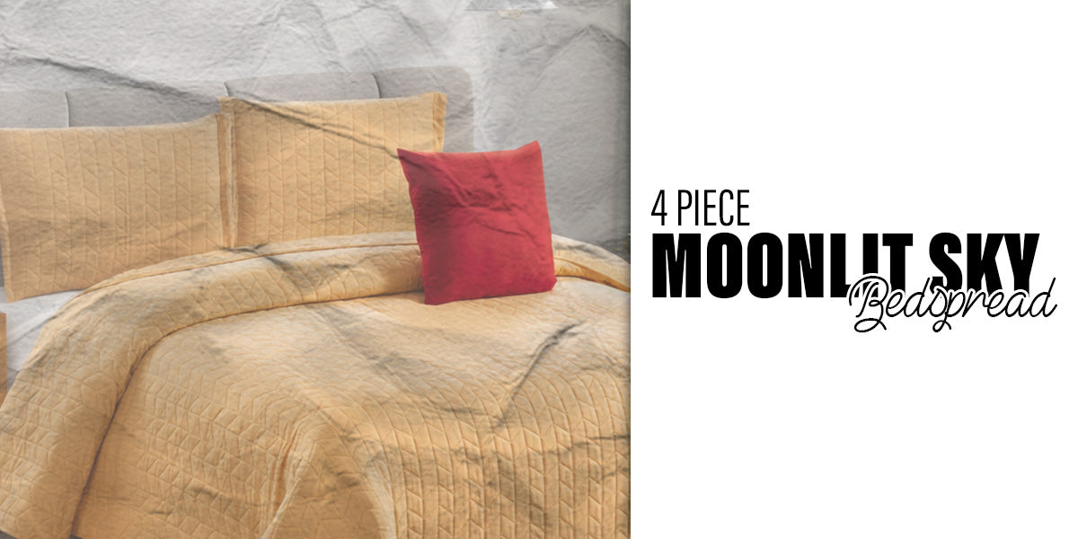 4 Piece Moonlit Sky Bedspread Set