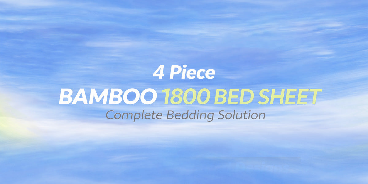 4 PIECE BAMBOO 1800 SERIES BED SHEET