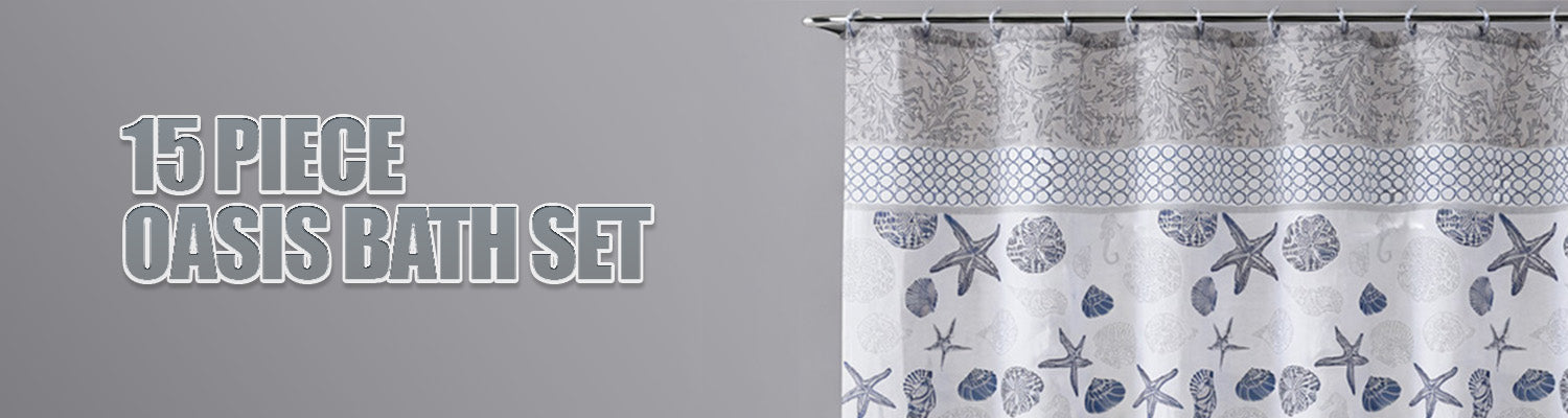 15 PIECE OASIS BATH SET