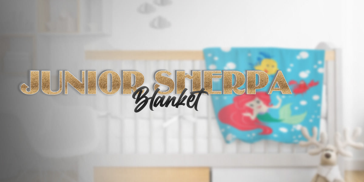 JUNIOR SHERPA BLANKET-(SOLID CASE: 10 ITEMS PER CASE)