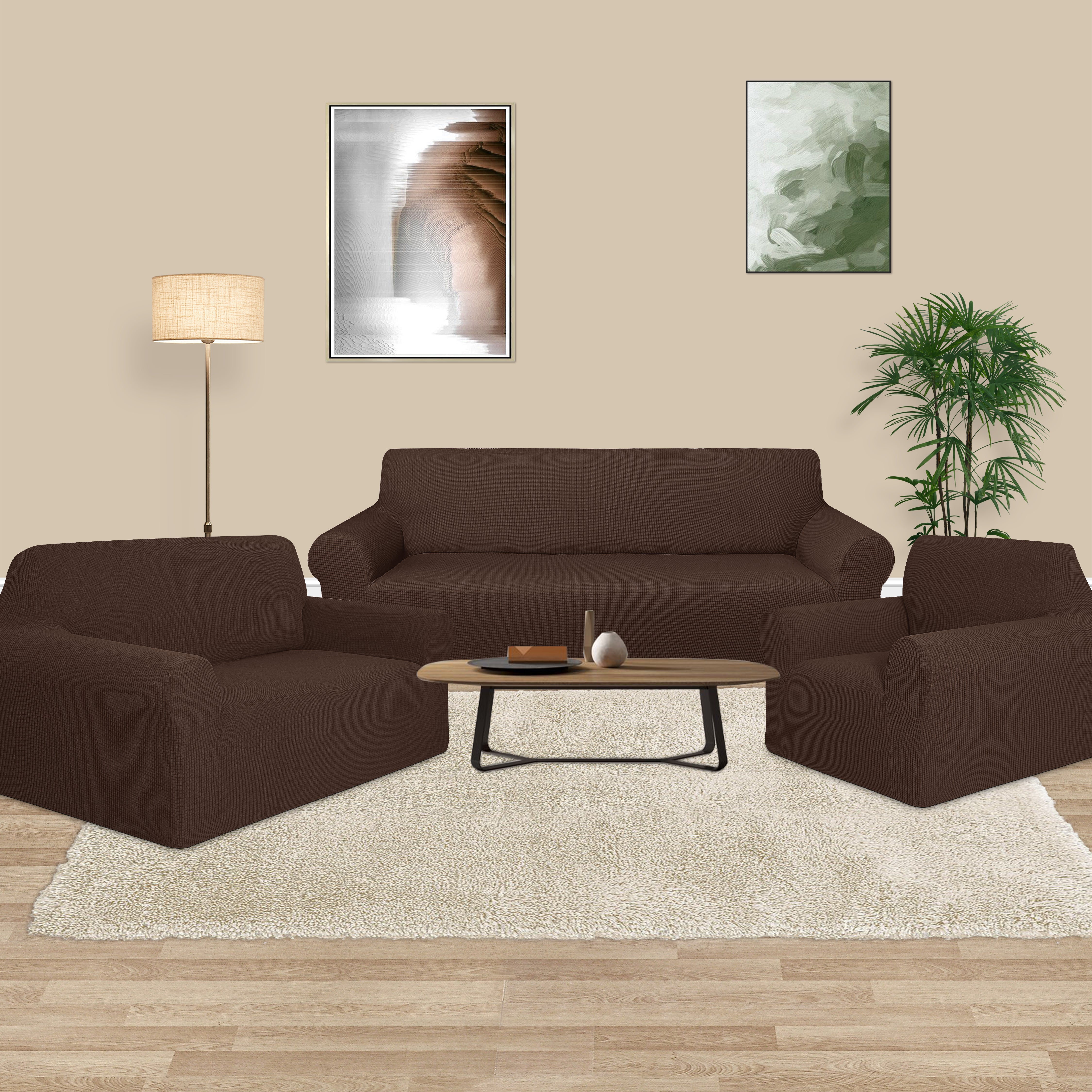 Estella Sofa Slip Cover-(SOLID CASE PACK 6 ITEMS PER CASE)