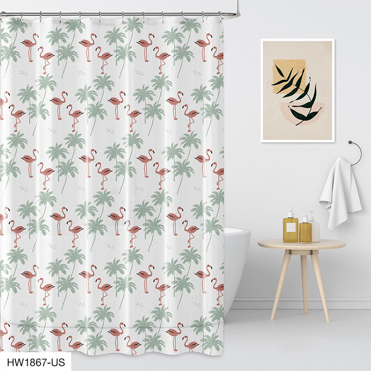 14 PIECE BATH SET WITH A PRINT – (ASSORTED CASE PACK 12 ITEMS PER CASE)