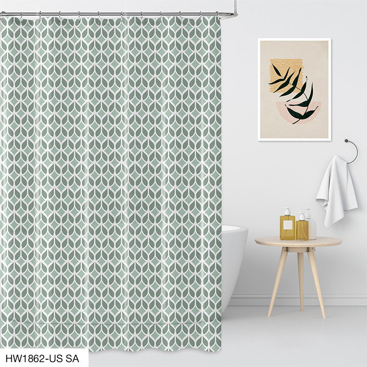 14 PIECE BATH SET WITH A PRINT – (ASSORTED CASE PACK 12 ITEMS PER CASE)