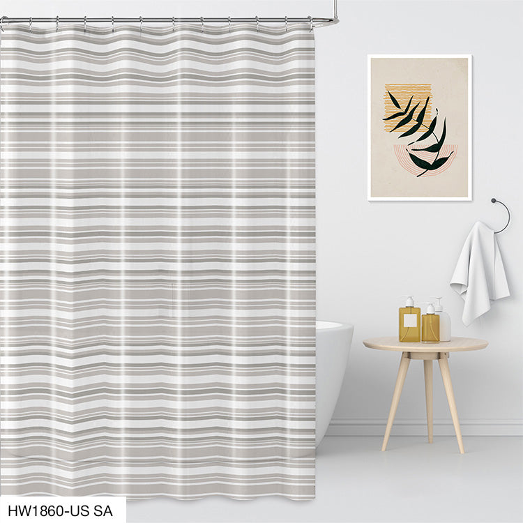 14 PIECE BATH SET WITH A PRINT – (ASSORTED CASE PACK 12 ITEMS PER CASE)