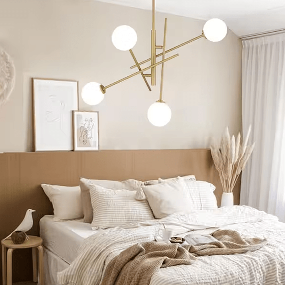 Brescia 4-Light Brass Dust Sputnik Chandelier - Dahdoul Online