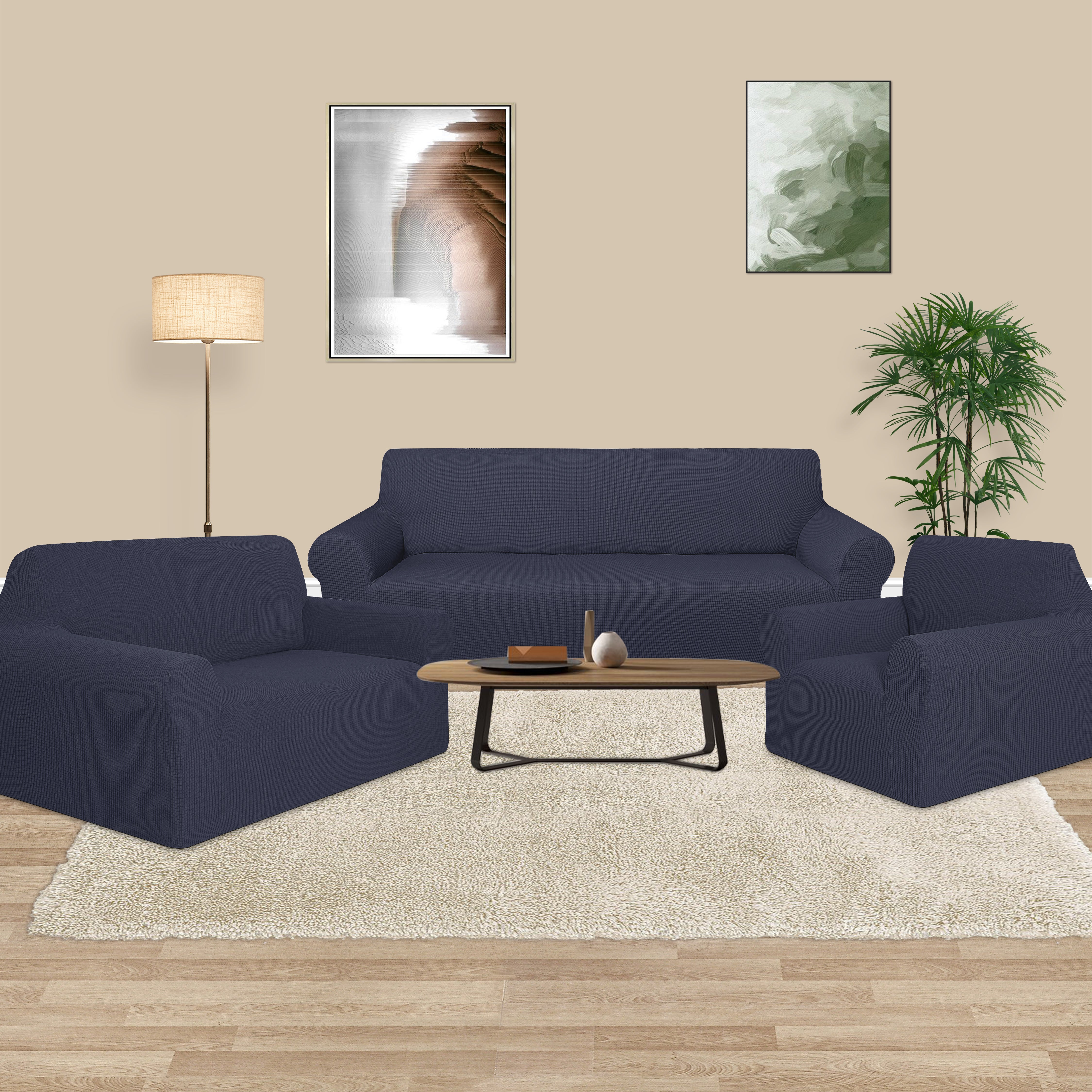 Estella Sofa Slip Cover-(SOLID CASE PACK 6 ITEMS PER CASE)