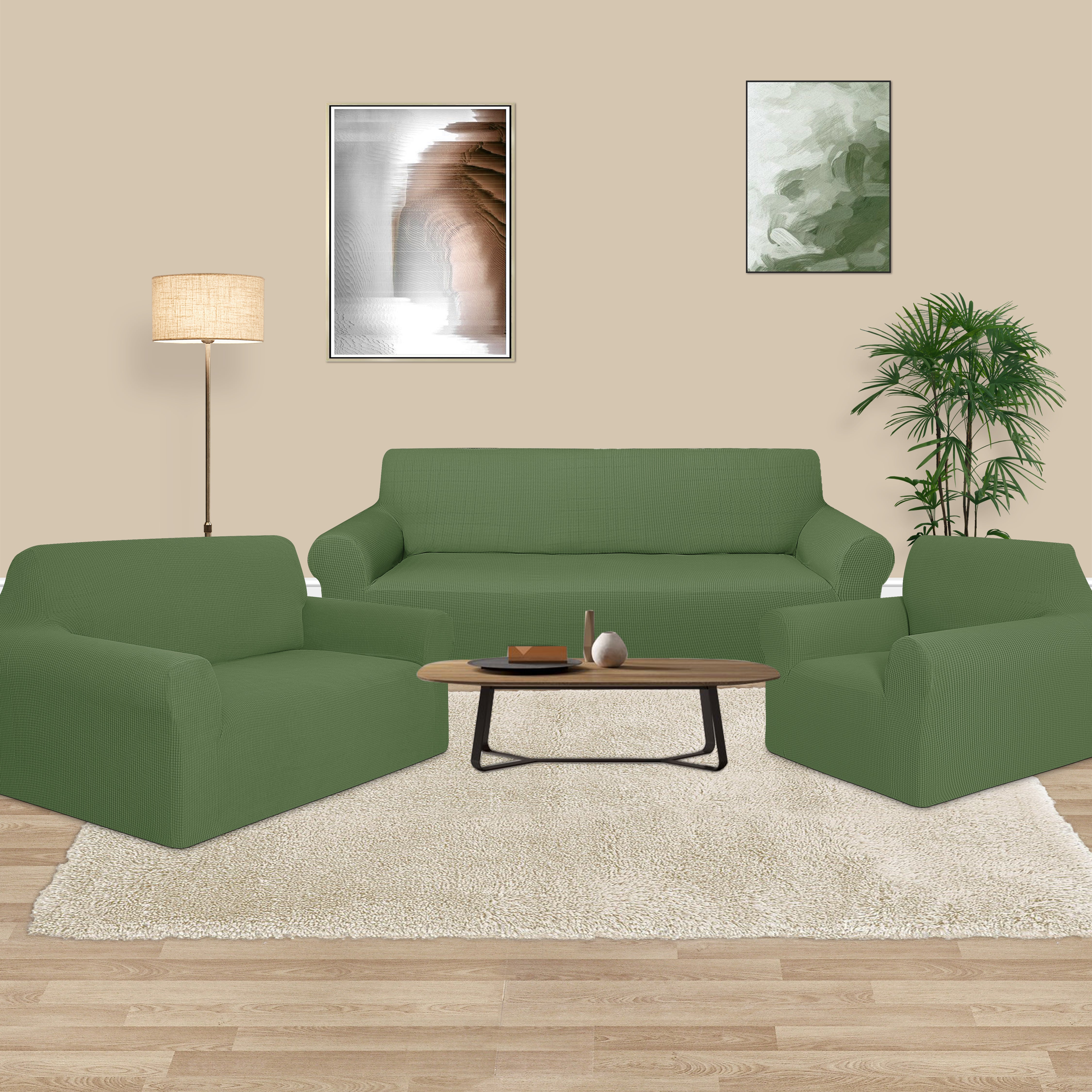 Estella Sofa Slip Cover-(SOLID CASE PACK 6 ITEMS PER CASE)