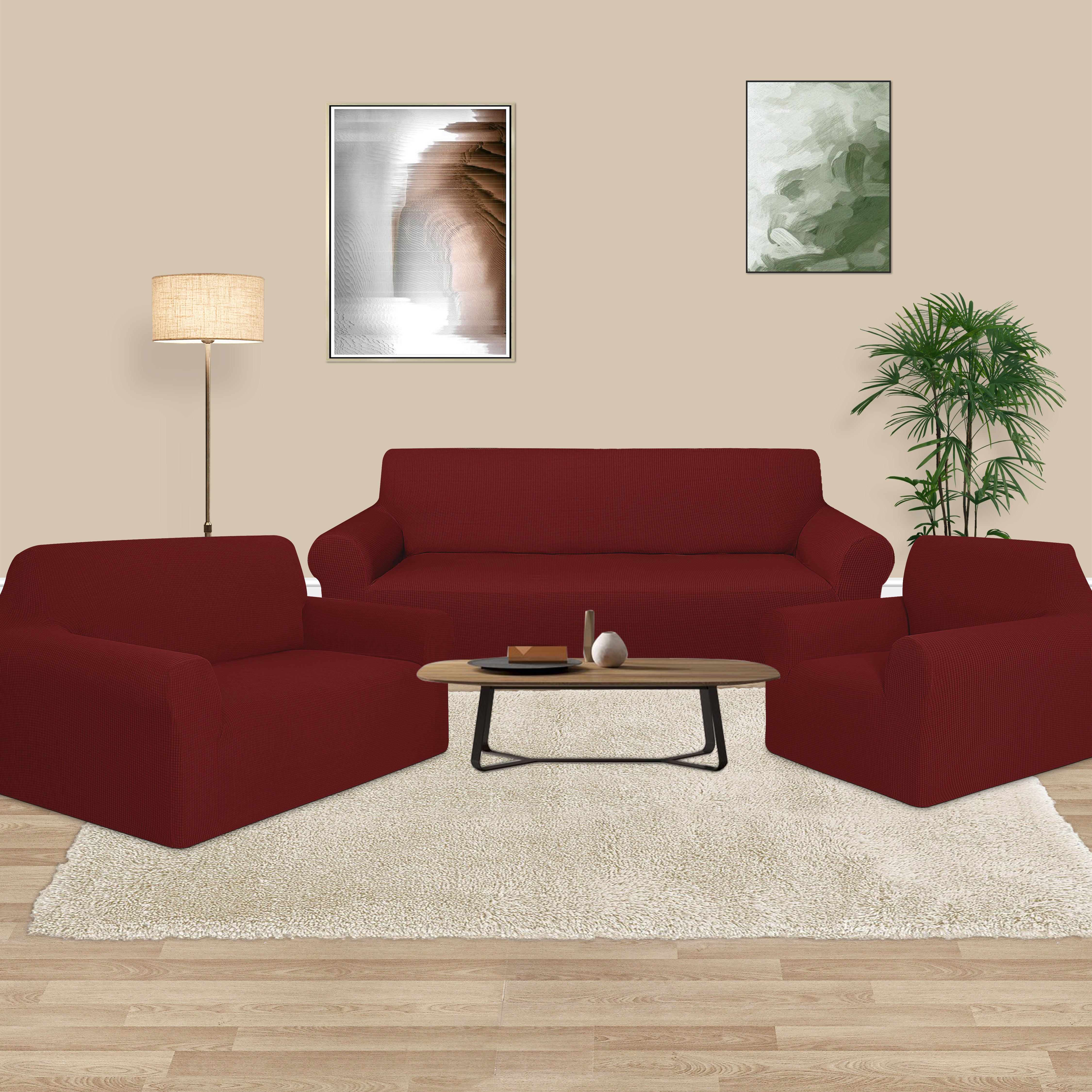 Estella Sofa Slip Cover-(SOLID CASE PACK 6 ITEMS PER CASE)