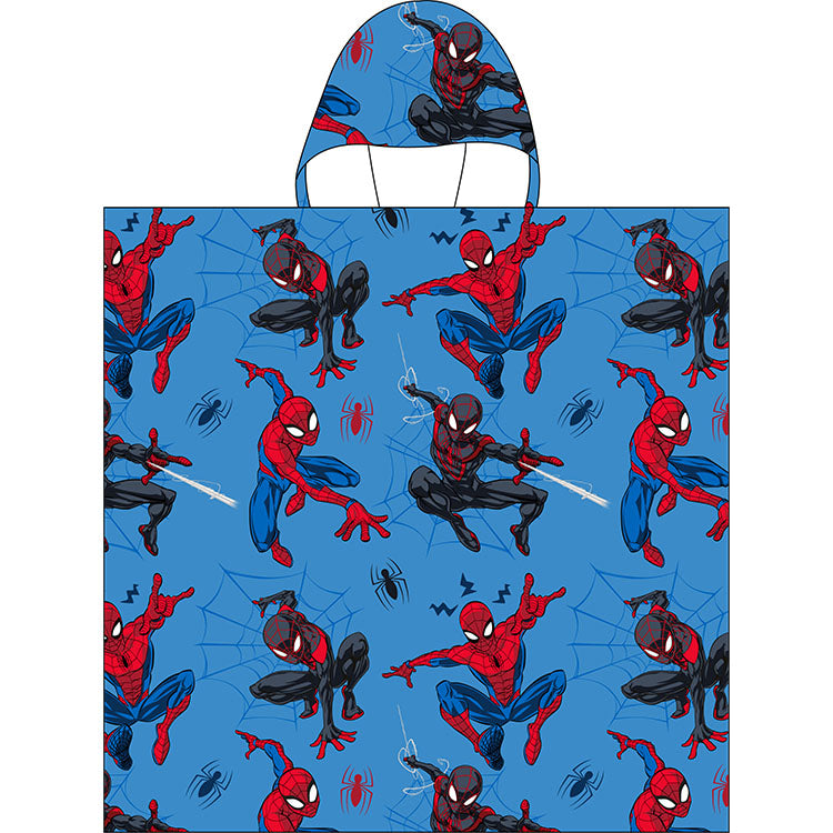 Poncho para piscina, baño, playa y playa con capucha de 23,6" x 47,2" - Dinos Navy