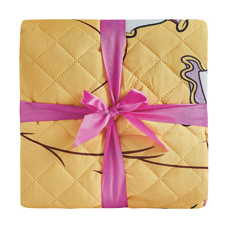 "Palace Waltz" Beauty & The Beast Twin/Full Disney Bedspread - Solid Packing (12 Items in a Case)