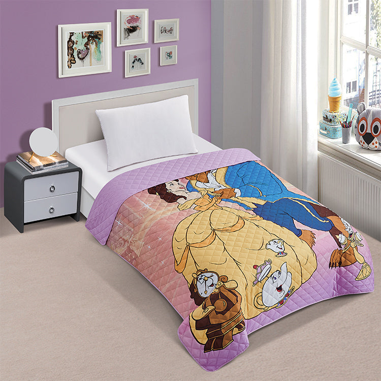 "Palace Waltz" Beauty & The Beast Twin/Full Disney Bedspread