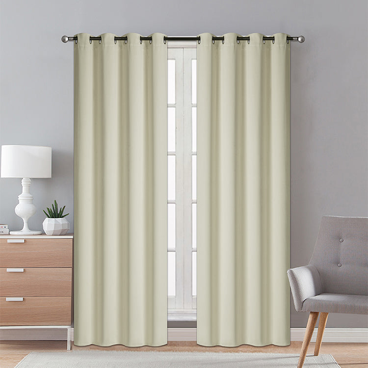 1 Piece Double Matt Blackout Window Panel