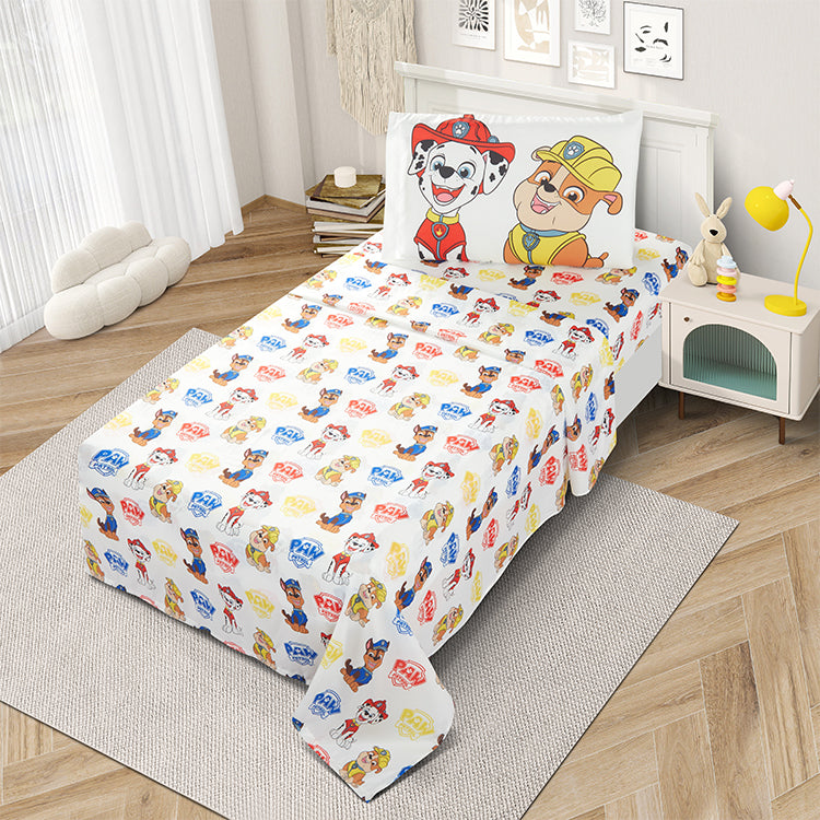 3 Piece “Best Boys” Paw Patrol Twin Bed sheet Set