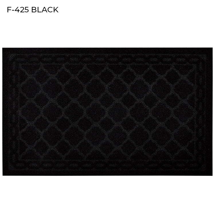 "RECYCLED TO LIFE" BLACK COLOR RUBBER MATS-(ASSORTED CASE PACK 12 ITEMS PER CASE)