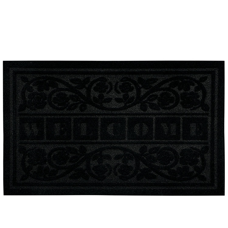 Surtido Color Negro "Recycled to Life". Alfombras de goma