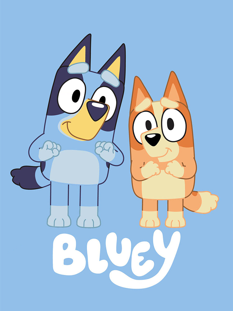 Again" Bluey Twin/Full BBC Rachelle Blanket