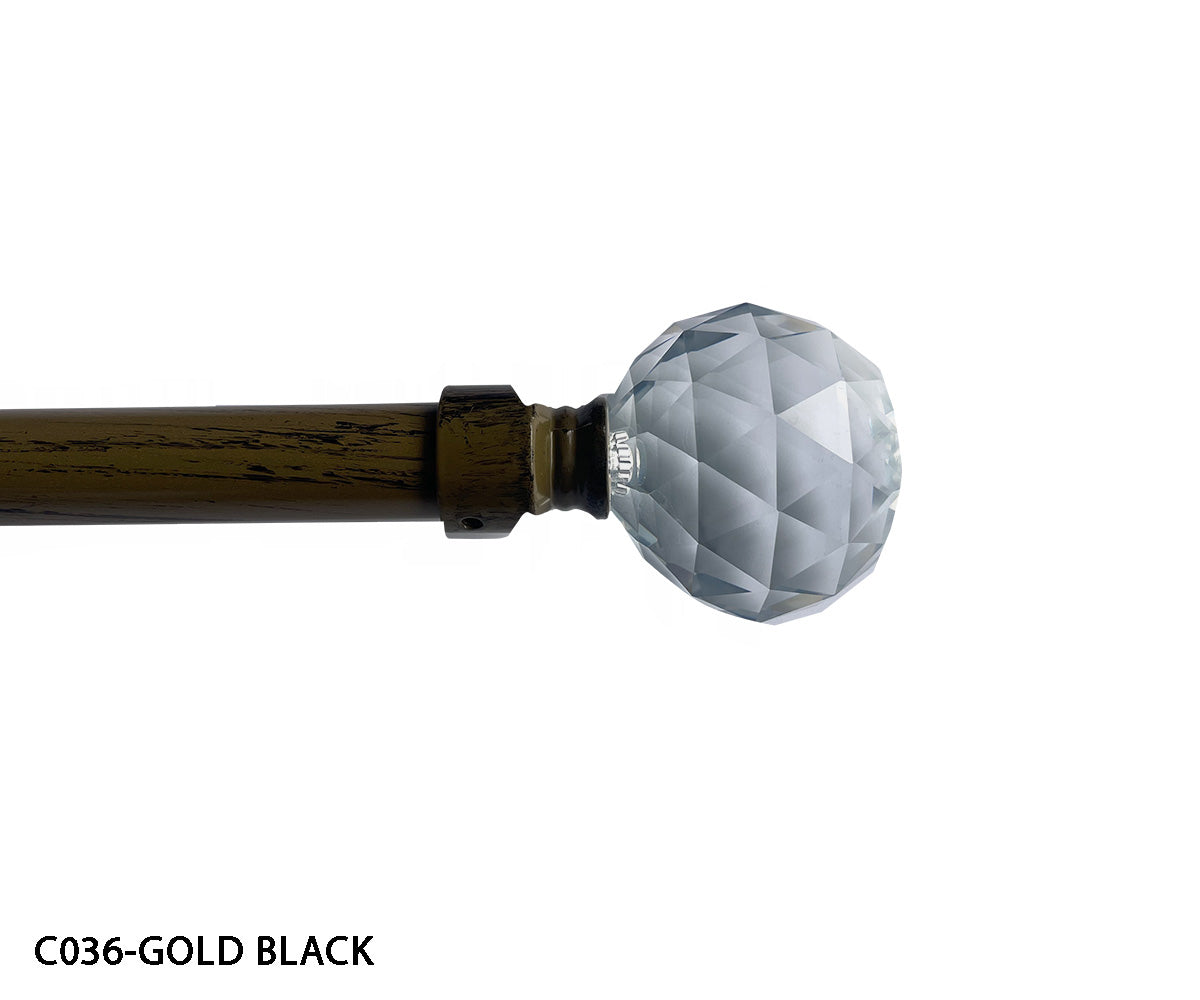 CURTAIN RODS C036-(ASSORTED CASE PACK 12 CURTAIN RODS PER CASE)