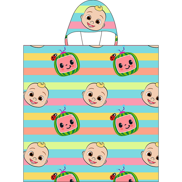Poncho para piscina, baño, playa y playa con capucha de 23,6" x 47,2" - Dinos Navy