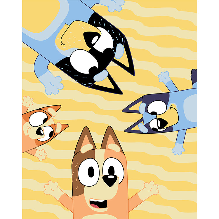 Bluey “Family Play” Baby BBC Rachelle Blanket