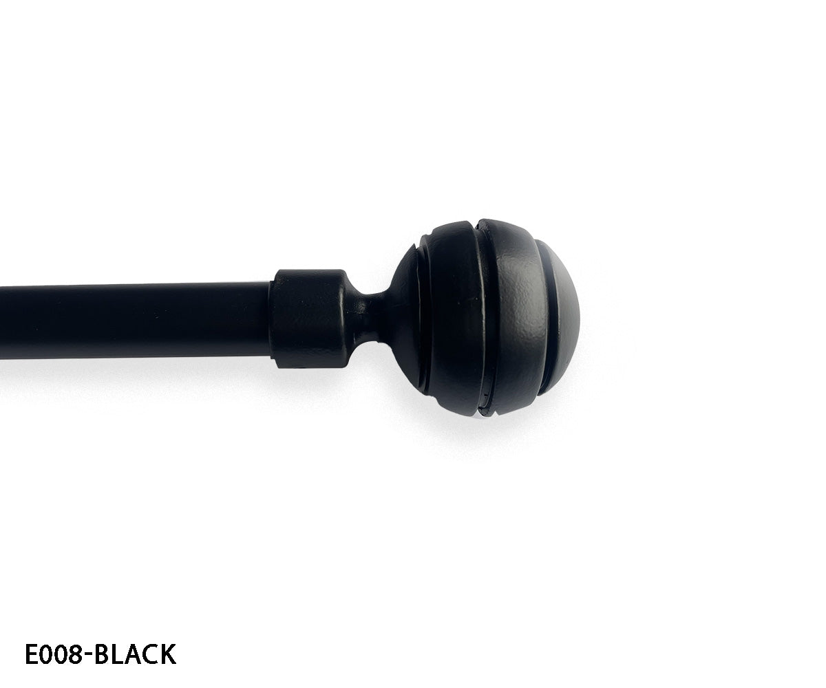 CURTAIN RODS E008-(ASSORTED CASE PACK 12 CURTAIN RODS PER CASE)