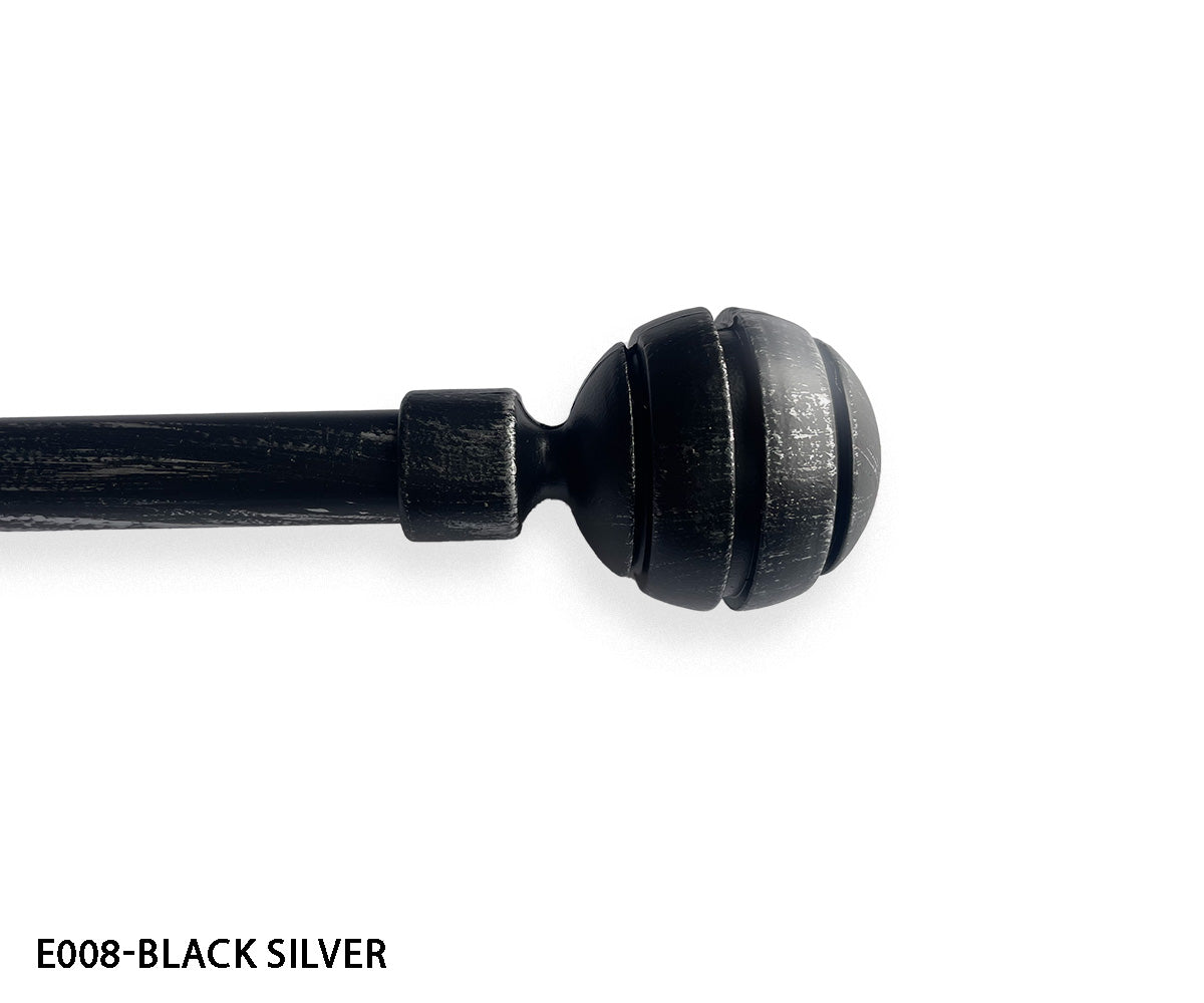 CURTAIN RODS E008-(ASSORTED CASE PACK 12 CURTAIN RODS PER CASE)