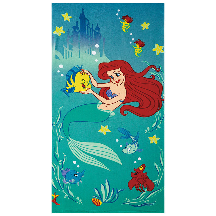 "Sunkissed" Little Mermaid 27"x54" Disney Beach Towel
