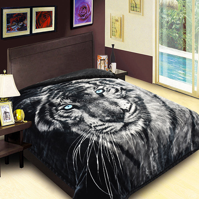 GOLDEN LION 2PLY BLANKETS-ANIMAL COLLECTION NEW DESIGNS (SOLID CASE PACK 5 BLANKETS PER CASE)