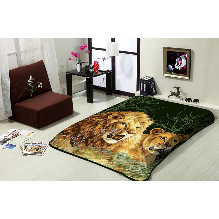 HEAVY WEIGHT 2 PLY BLANKET WITH EMBOSS ANIMAL GROUP-A
