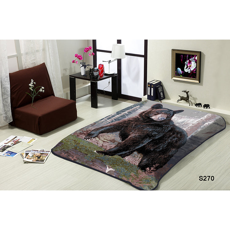 HEAVY WEIGHT 2 PLY BLANKET WITH EMBOSS ANIMAL GROUP-C