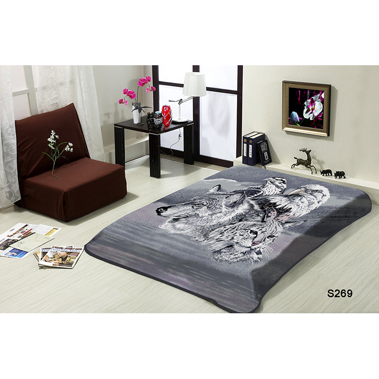 HEAVY WEIGHT 2 PLY BLANKET WITH EMBOSS ANIMAL GROUP-B