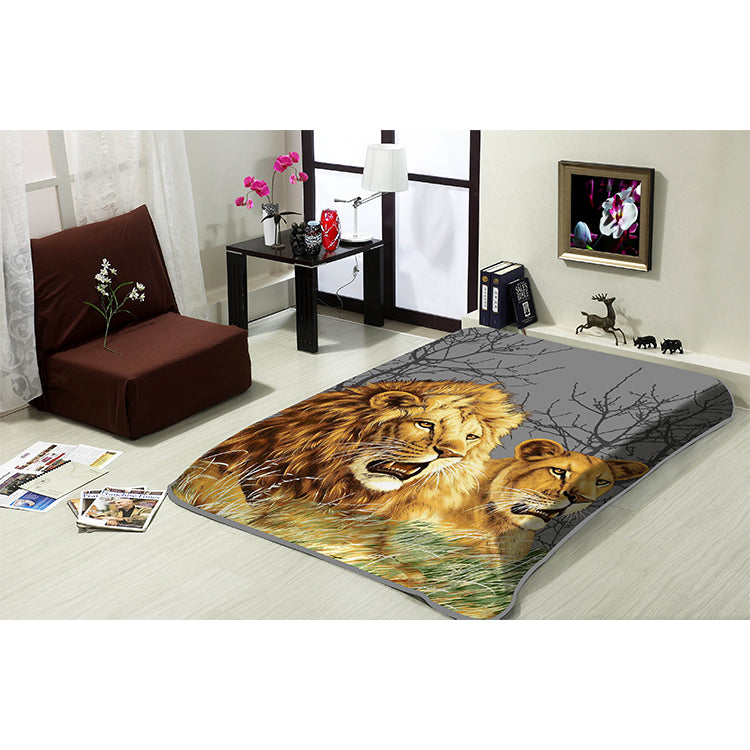 HEAVY WEIGHT 2 PLY BLANKET WITH EMBOSS ANIMAL GROUP-A