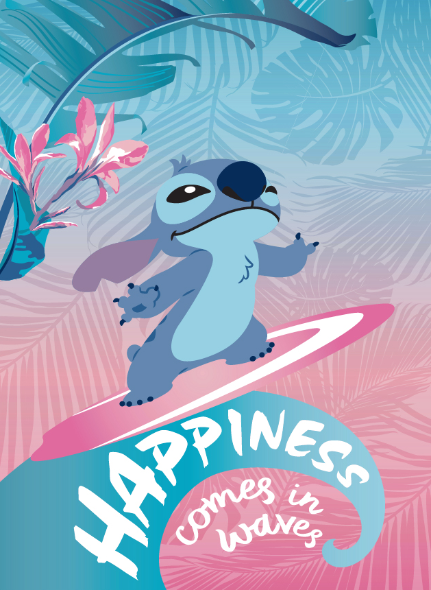 Manta Rachelle de Disney "Aloha" Lilo&Stitch Twin/Full