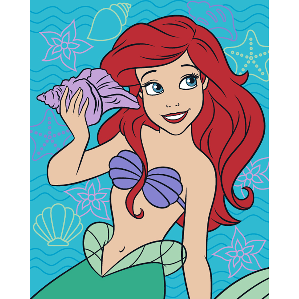 "She Sells Seashells" Little Mermaid Baby Disney Rachelle Blanket - Dahdoul Online