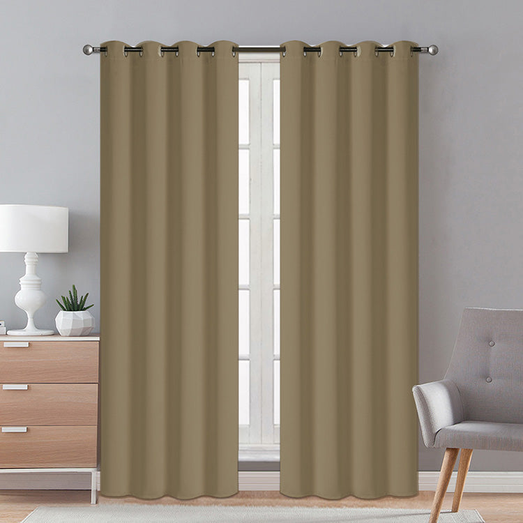 2 Piece Thermal Blackout Window Curtain