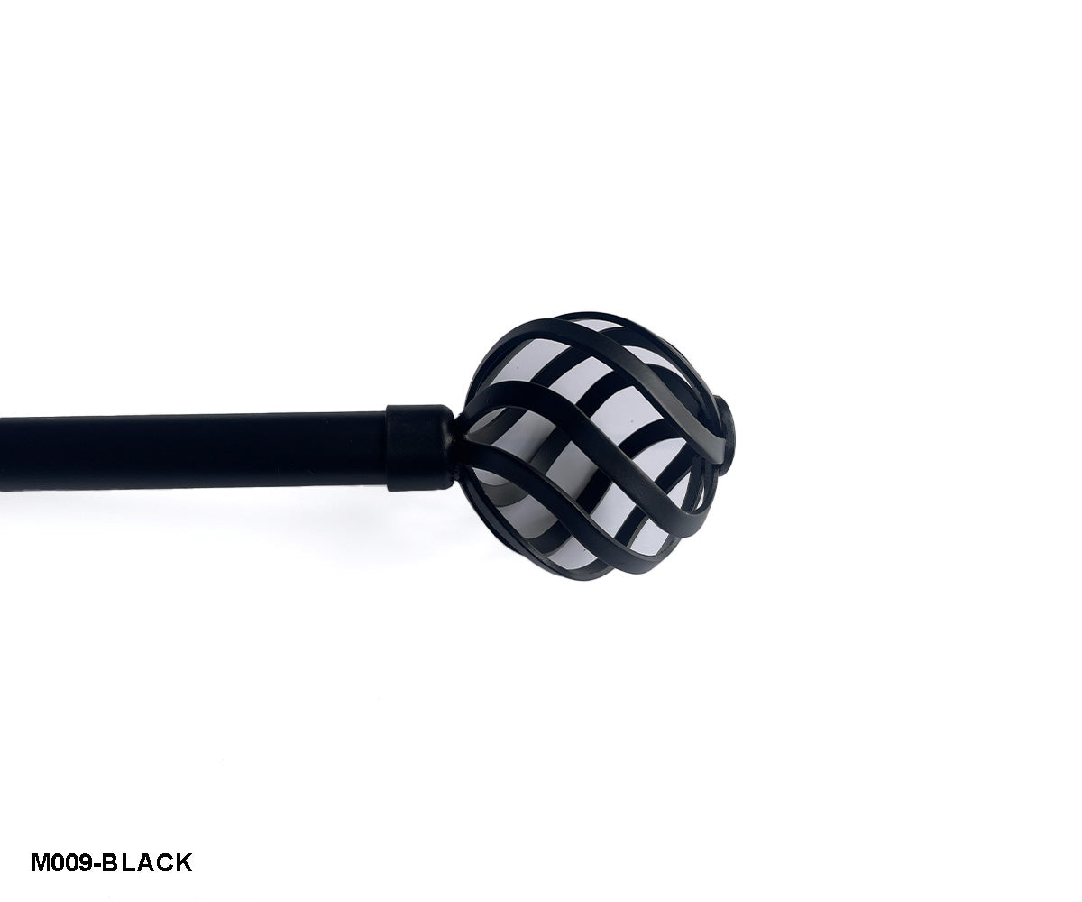 CURTAIN RODS M009-(ASSORTED CASE PACK 12 CURTAIN RODS PER CASE)