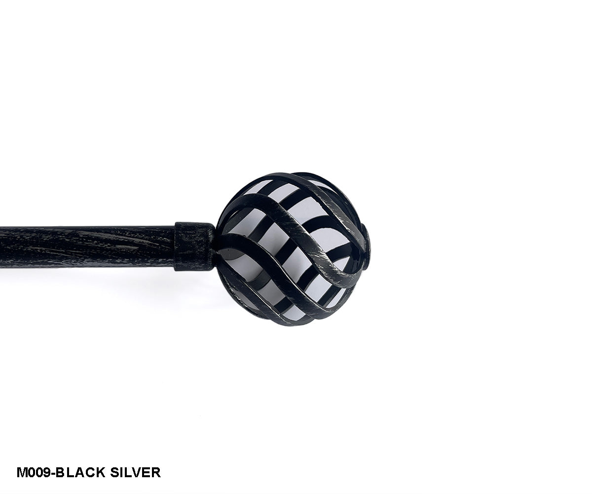 CURTAIN RODS M009-(ASSORTED CASE PACK 12 CURTAIN RODS PER CASE)