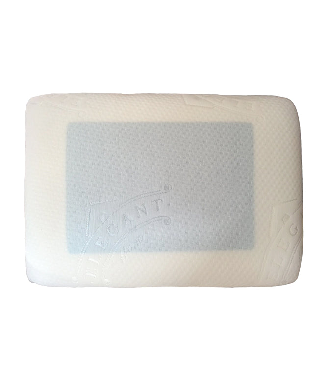 QUEEN MOLDED GEL MEMORY FOAM PILLOW - (SOLID CASE PACK 6 PILLOWS PER CASE)