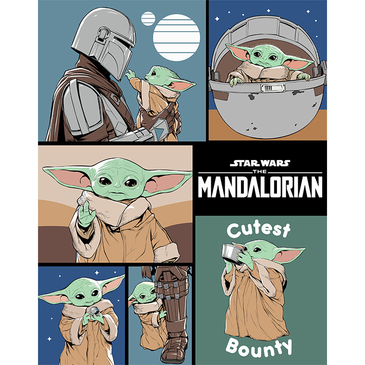 "Montage" Mandalorian Queen Star Wars Rachelle Blanket
