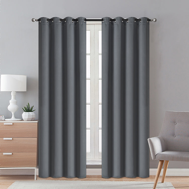 1 Piece Double Matt Blackout Window Panel -(SOLID CASE PACK 12 ITEMS IN A CASE)