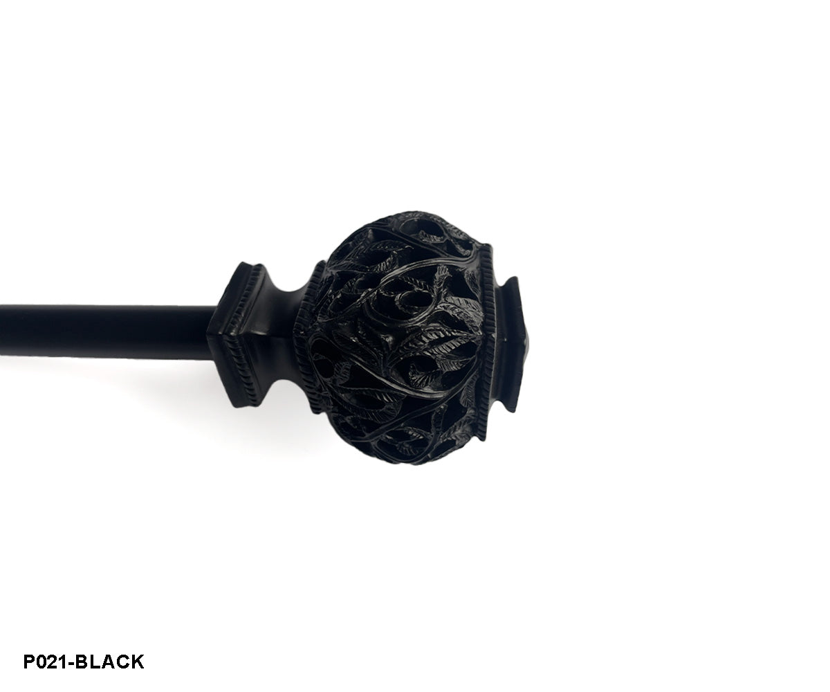 CURTAIN RODS P021-(ASSORTED CASE PACK 12 CURTAIN RODS PER CASE)