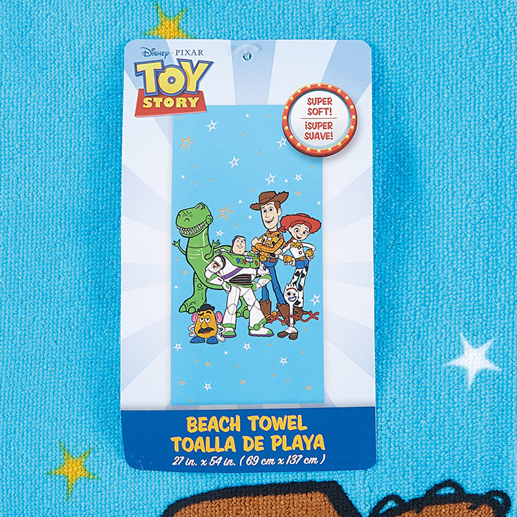 "Fairgrounds Stars" Toy Story 27"x54" Disney Beach Towel
