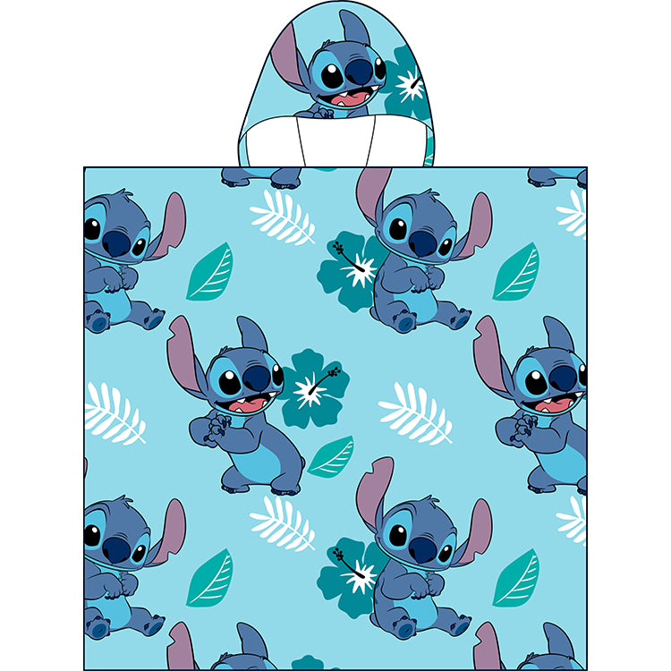 Poncho para piscina, baño, playa y playa con capucha de 23,6" x 47,2" - Dinos Navy