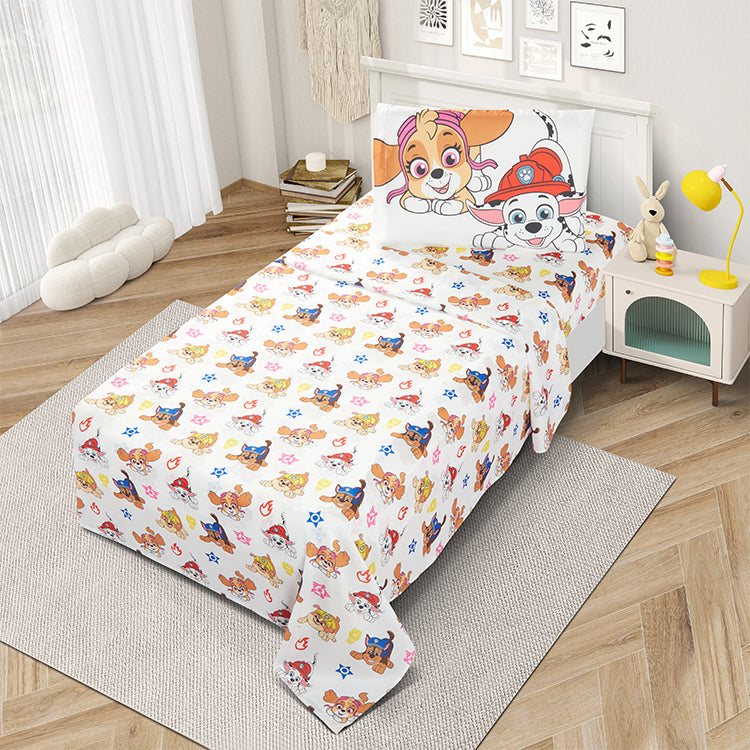3 Piece “Puppies Ready” Paw Patrol Twin Bed sheet Set