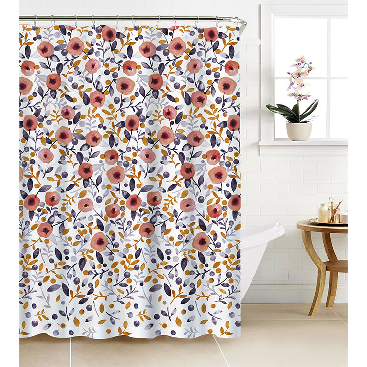 HW1345 “Printed Dream” Peva Shower Curtain
