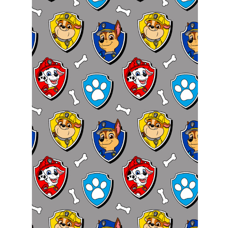“Pups in Badges” Paw Patrol Twin Flannel Rotary Blanket