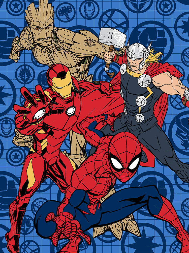 "Universal Team" Avengers 27"x54" Marvel Beach Towel