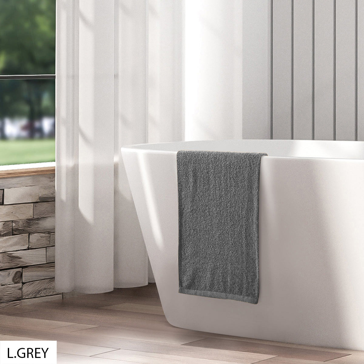 REGULAR BATH TOWEL 25" x 51"- (ASSORTED CASE PACK 48 TOWELS PER CASE)