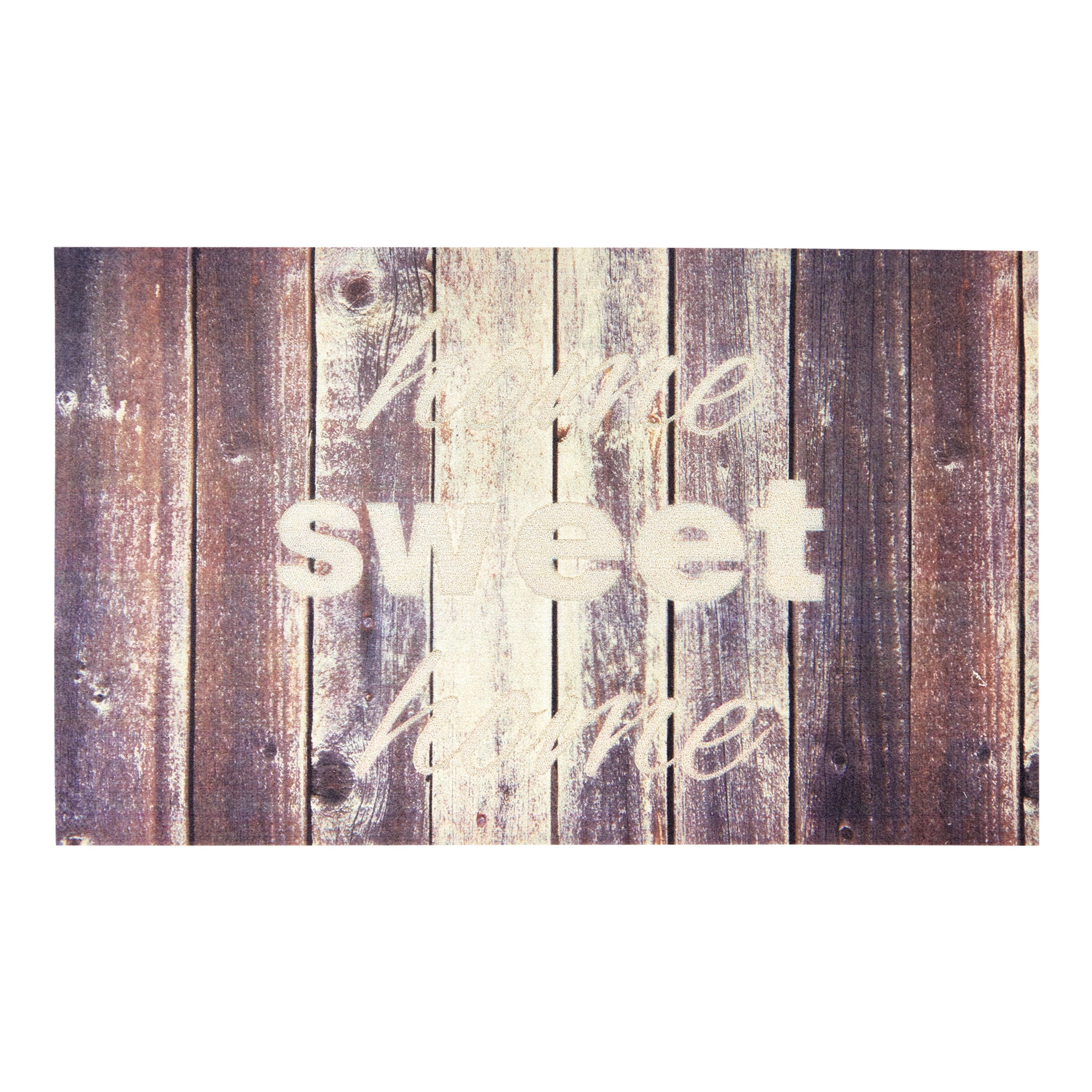 "Welcome/Home" Laser Digital Assort. Rubber Mats - PK8-01Y
