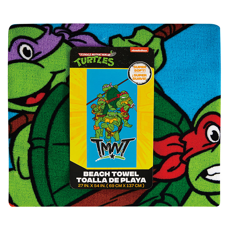 "Poses" TMNT 27"x54" Nickelodeon Beach Towel